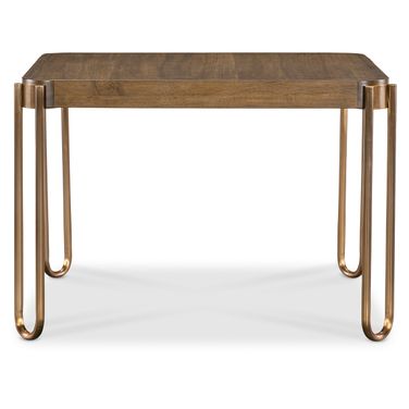 Commerce and Market Walnut and Dine Dining Table In Caramel