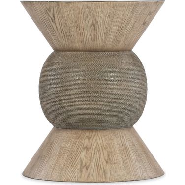 Commerce and Market Round Robin Accent Table In Light Wood