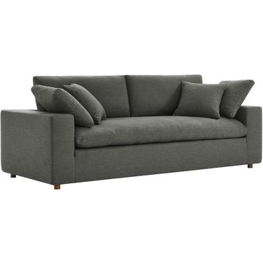 Commix Down Filled Overstuffed Sofa In Gray