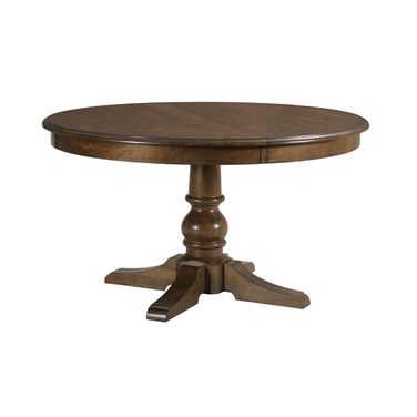 Commonwealth Byron Round Dining Table In Warm Brunette