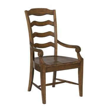 Commonwealth Renner Arm Chair Set of 2 In Hazelnut