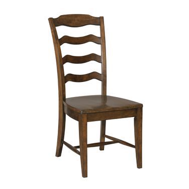 Commonwealth Renner Side Chair Set of 2 In Warm Brunette
