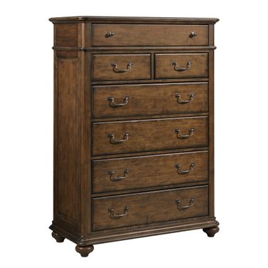 Commonwealth Witham Drawer Chest In Warm Brunette