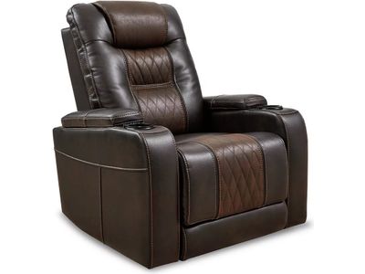 Clonmel Chocolate Zero Wall Wide Seat Recliner Signature Design