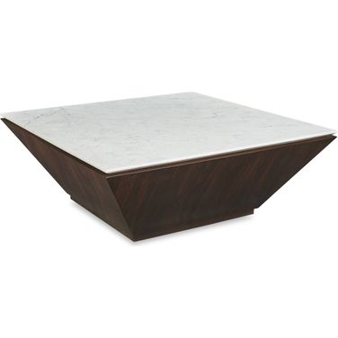 Compositions Cocktail Table with Marble Top In Bridgeton