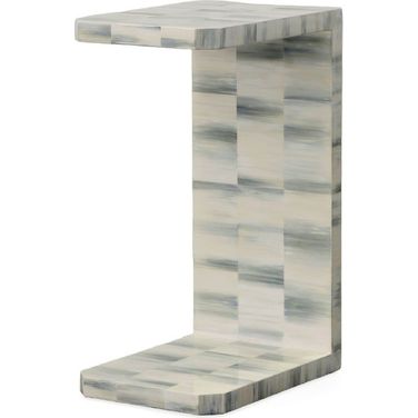 Compositions Pull-Up Table In White and Gray