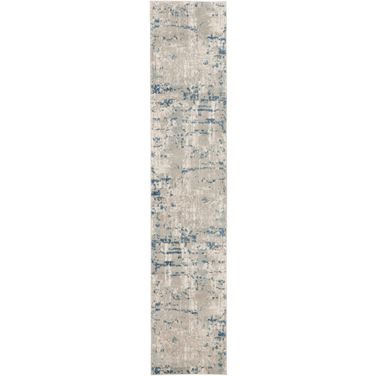 Concerto 2'2" x 7'6" Indoor Rug In Ivory Grey Blue