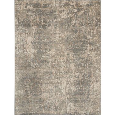 Concerto Beige and Grey 8'10" x 11'10" Contemporary Area Rug