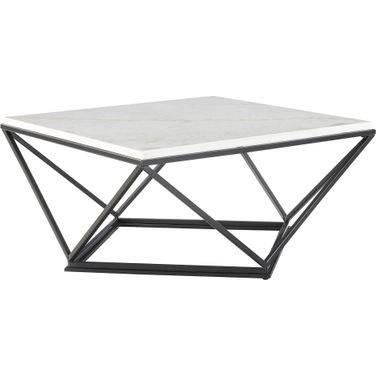 Conner Black Square Coffee Table