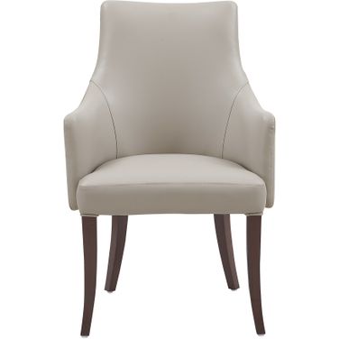 Connie Dining Armchair In Light Grey