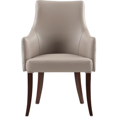 Connie Dining Armchair In Taupe