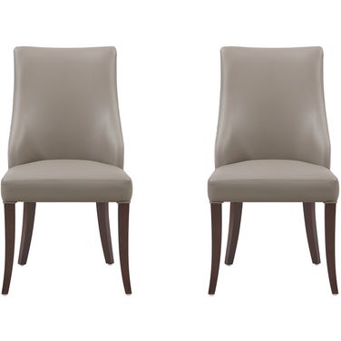 Connie Dining Chair Set of 2 In Taupe