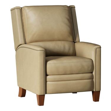 Connor Power Cordless High Leg Recliner with Power Headrest Set of 2 In Luxe Latte