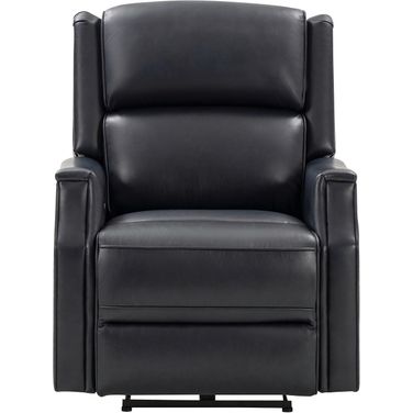 Conrad Big and Tall Power Recliner with Power Head Rest and Power Lumbar In Blue