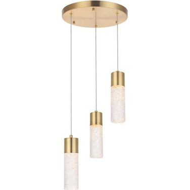Constellation 3 Light Gold Led Pendant 5200D12G