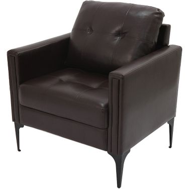 Contemporary Arm Chair In Brown