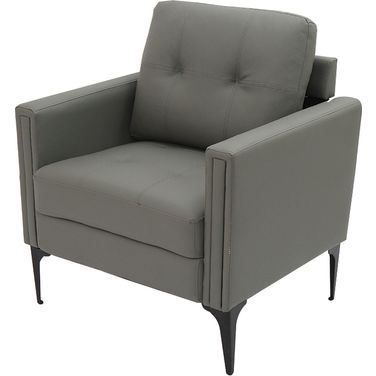 Contemporary Arm Chair In Grey
