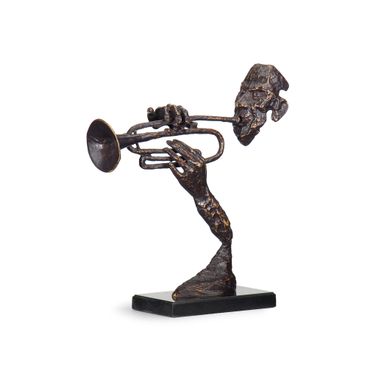 Contemporary Trumpeter In Brown