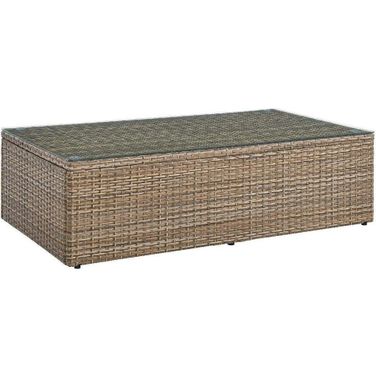 Convene Outdoor Patio Coffee Table In Brown