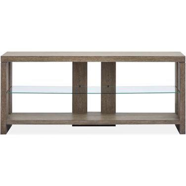 Conway Console Sofa Table In Spiced Brown