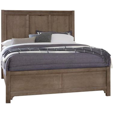 Cool Farmhouse King Panel Bed In Grey