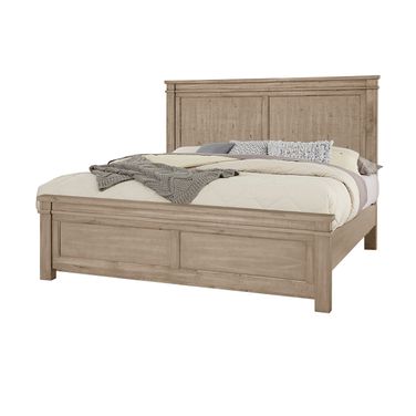 Cool Rustic King Mansion Bed In Clear Maple