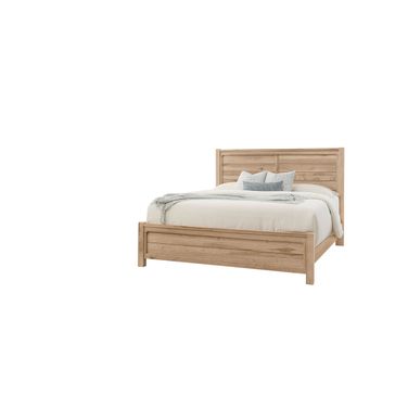Cool Rustic King Plank Bed In Clear Maple