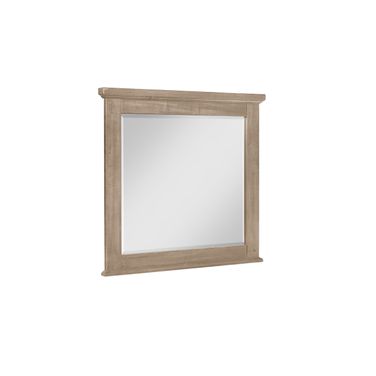 Cool Rustic Landscape Mirror In Clear Maple