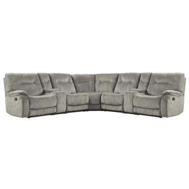 Cooper 7 Piece Modular Manual Reclining Sectional In Shadow Natural