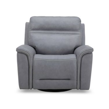 Cooper SG Power Recliner with Headrest In Blue Grey