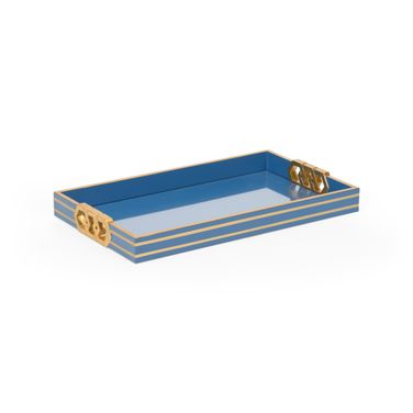Copas Serving Tray In Blue and Gold