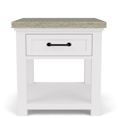 Cora Side Table In Cloud and Fog