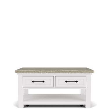 Cora Small Coffee Table In Cloud and Fog