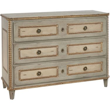 Corbett Chest In Grey and Cream