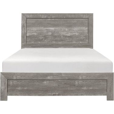 Corbin Gray Queen Panel Bed In A Box
