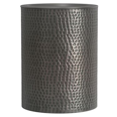 Corbin Metal Side Table In Hammered Antique Copper