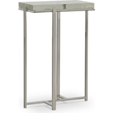Cori Accent Table In Polished Nickel