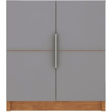 Cornelia Cabinet in Grey/Nature