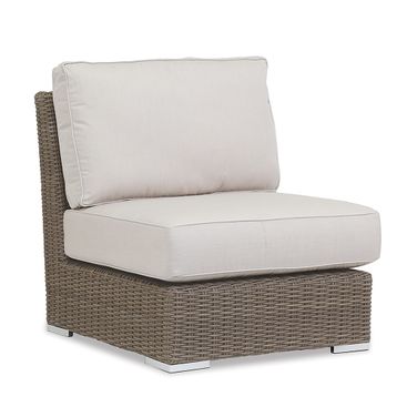 Coronado Armless Club Chair in Canvas Flax