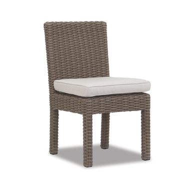Coronado Armless Dining Chair in Canvas Flax