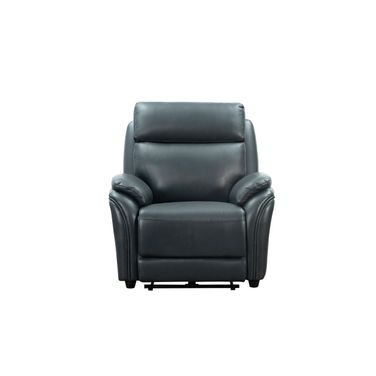 Corry Power Recliner with Power Head Rest and Power Lumbar In Dark Blue