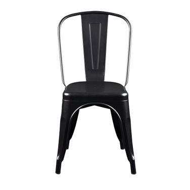 Corsair Stacking Chair Set of 4 In Black