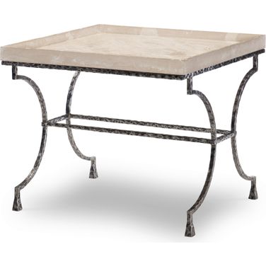 Cortez Chairside Table In Black