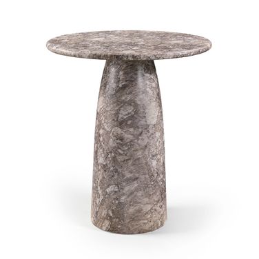 Cosenza Concrete Indoor and Outdoor Counter Height Table In Brown