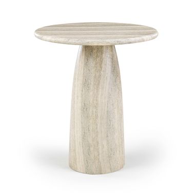 Cosenza Concrete Indoor and Outdoor Counter Height Table In Travertine