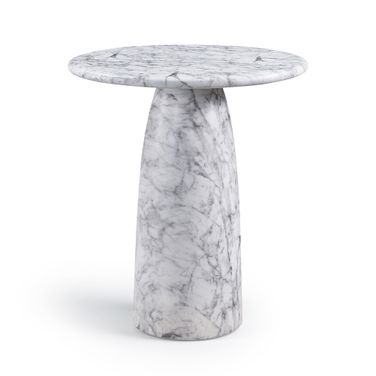 Cosenza Concrete Indoor and Outdoor Counter Height Table In White