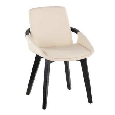 Cosmo Chair In Black and Cream
