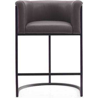 Cosmopolitan Counter Stool in Pebble and Black