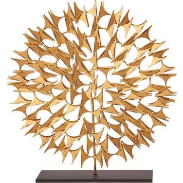 Cosmos Large Sculpture In Gold