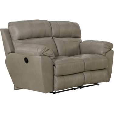 Costa Lay Flat Reclining Loveseat In Putty